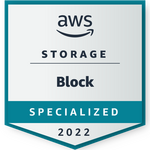 AWS Storage Block Specialized 2022 award